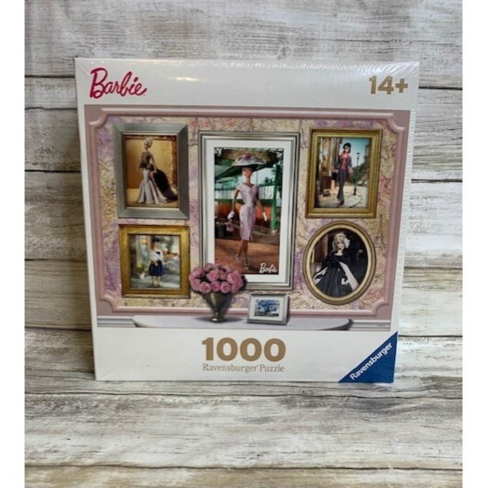 Ravensburger Barbie Fashion in Paris 1000 Piece Jigsaw Puzzle Brand New